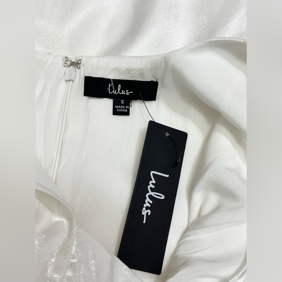 Lulu's White Square Neck Sleeveless Mini Dress - Picture 4 of 13